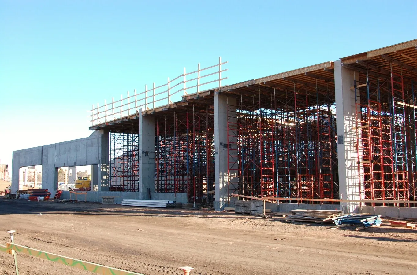 View to the southeast