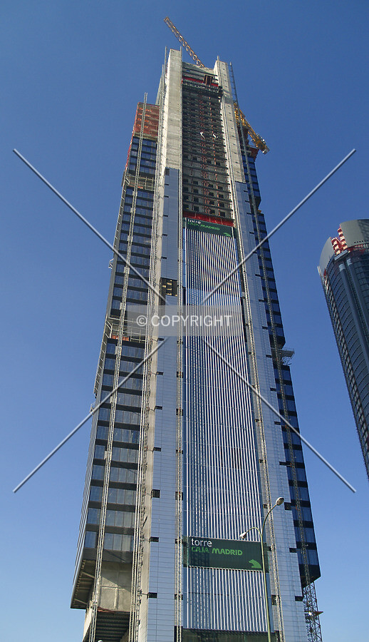 Looking up from the east