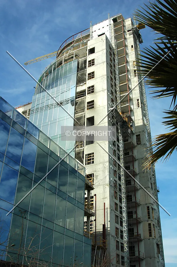 Looking up the southeast side