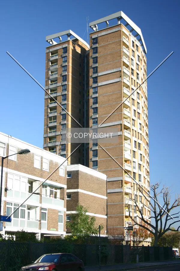View from street level
