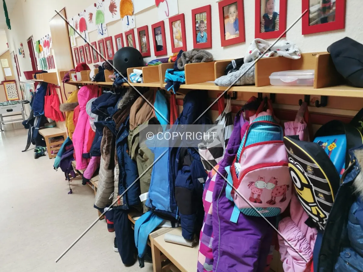 Inside a kindergarten