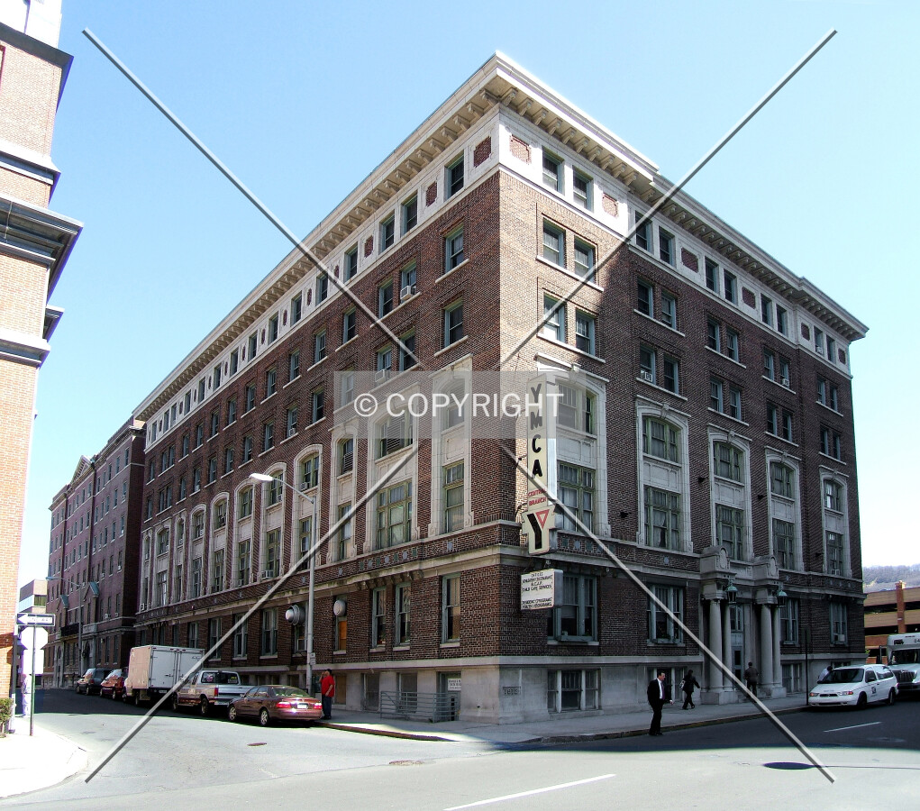 View from the southwest at Washington and Reed streets