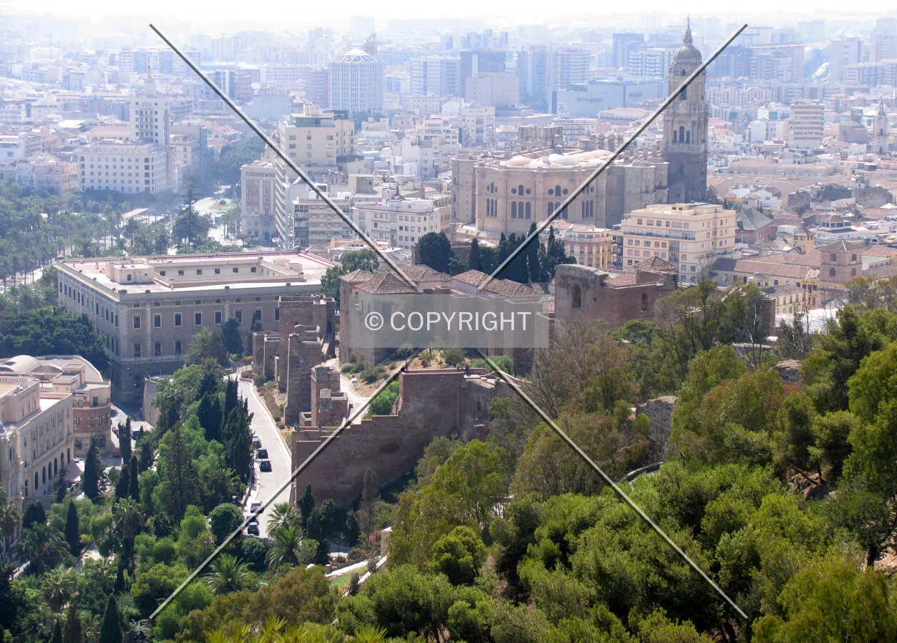 Downtown seen from La Alcazaba