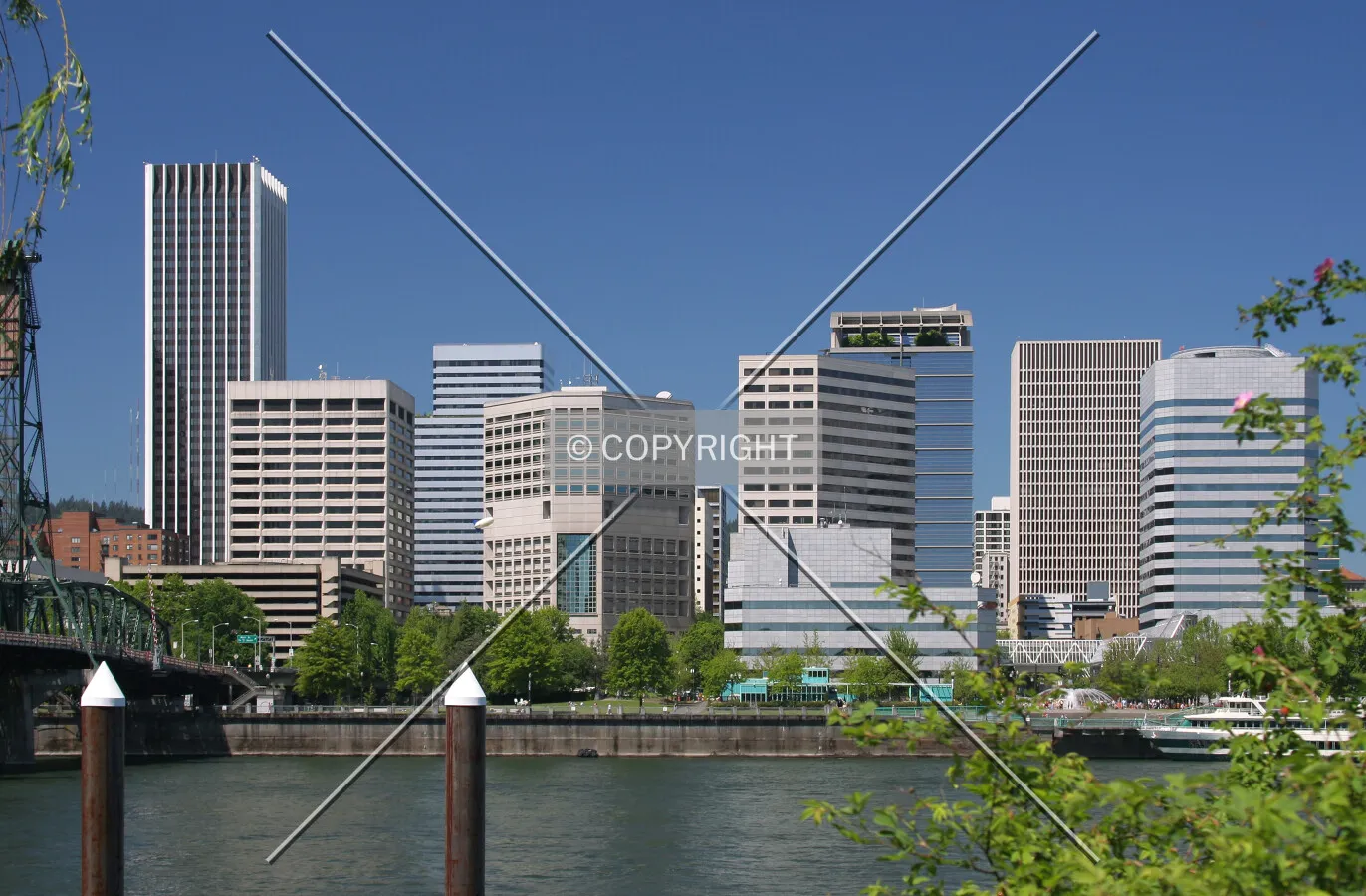 Downtown from across Willamette River