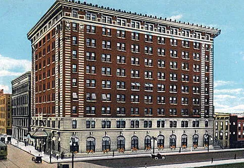 Vintage view from the northwest