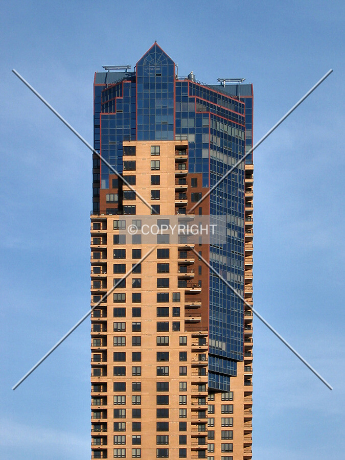 Top floors from the north