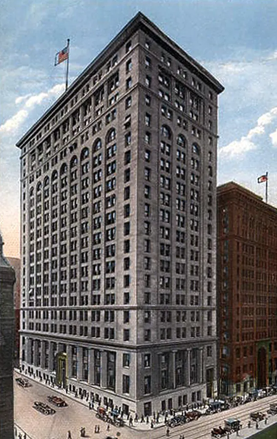 Vintage view from the northeast