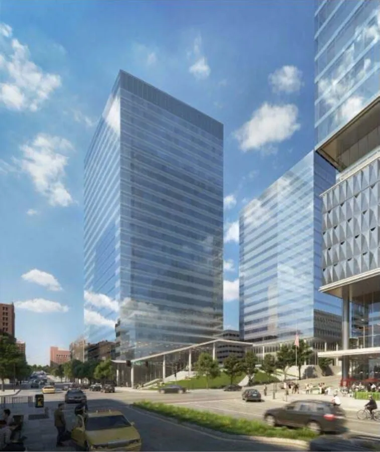 Rendering from the southeast