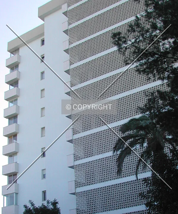 Back facade detail view