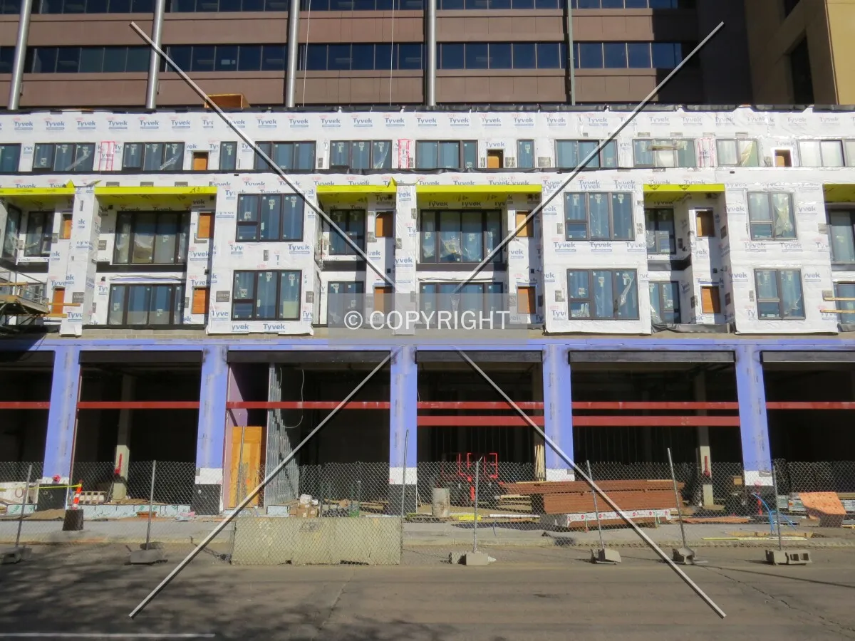 View to the north across 4th Street South