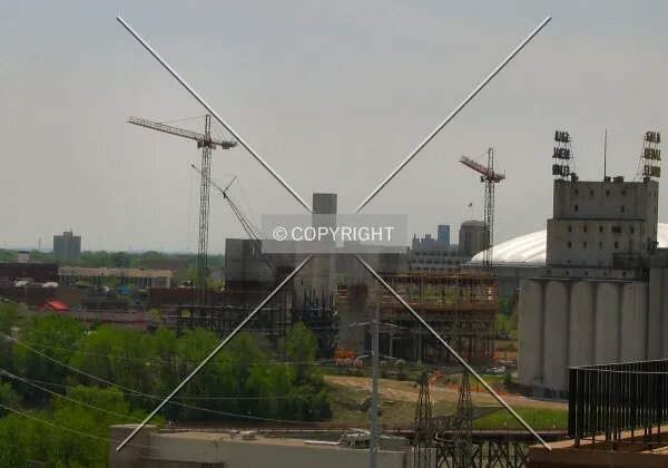 Distant view to the south from the St. Anthony Main Municipal Ramp