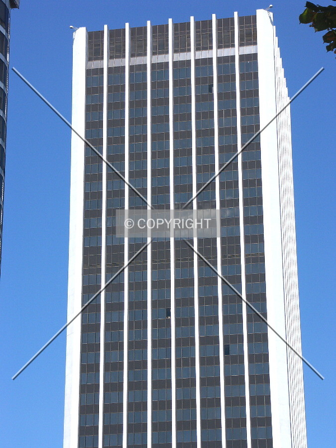 Top of the tower, south face
