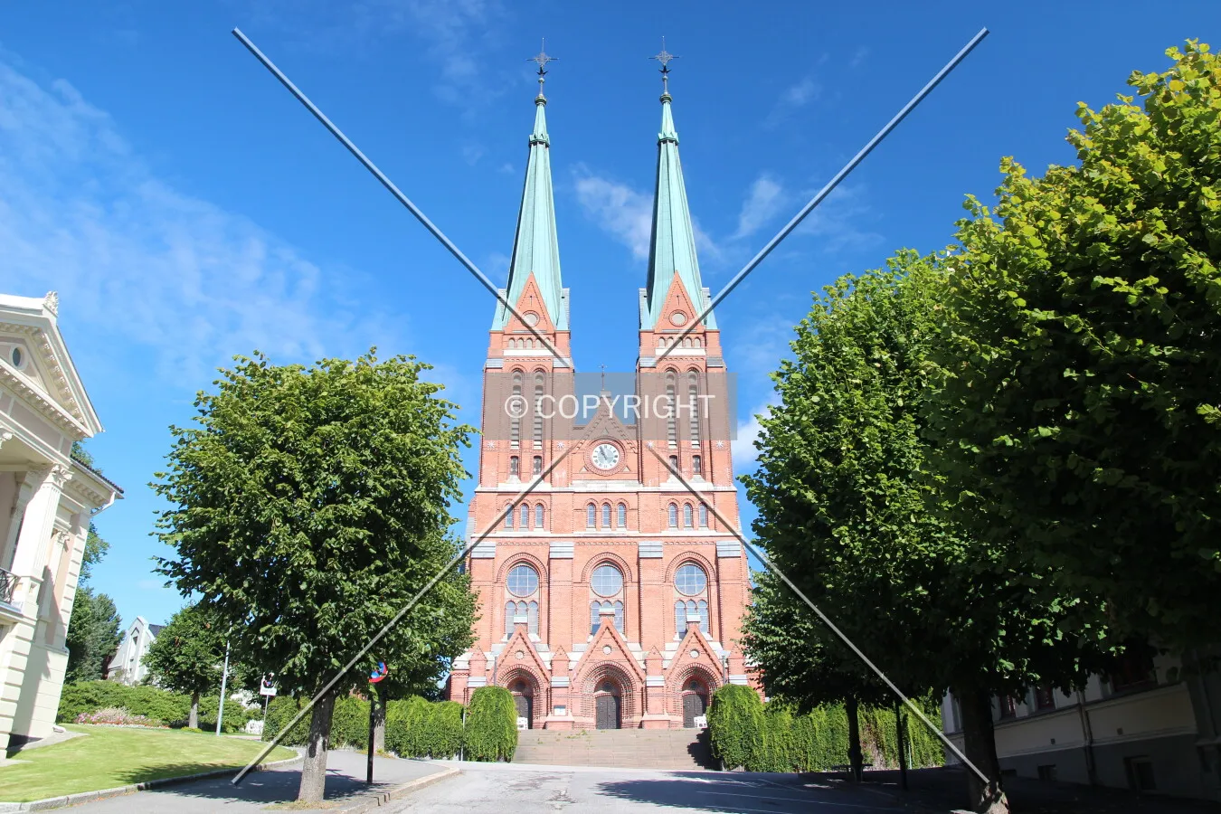 View from the south
