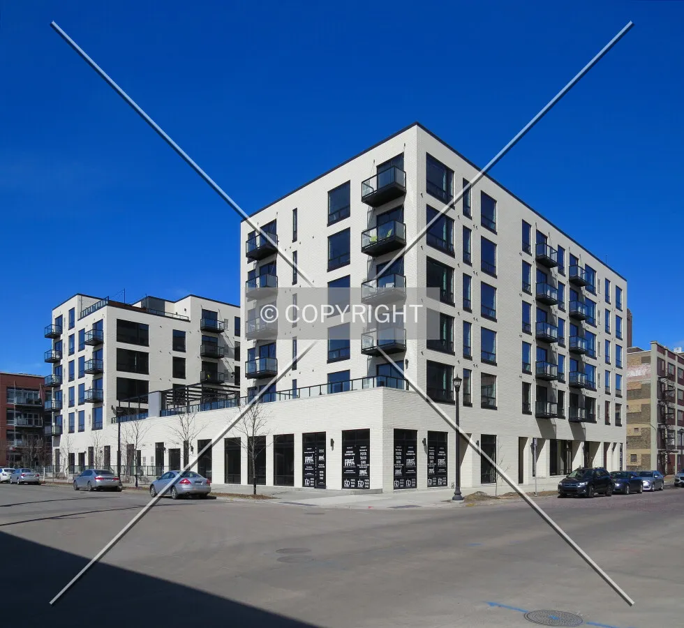 View to the north across 4th Street & 6th Avenue North
