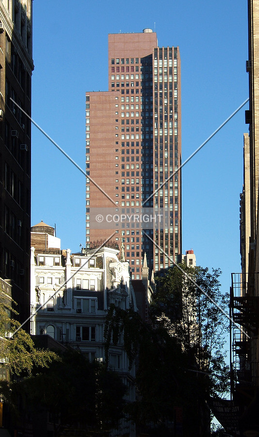 View from the northwest along 29th Street near Broadway