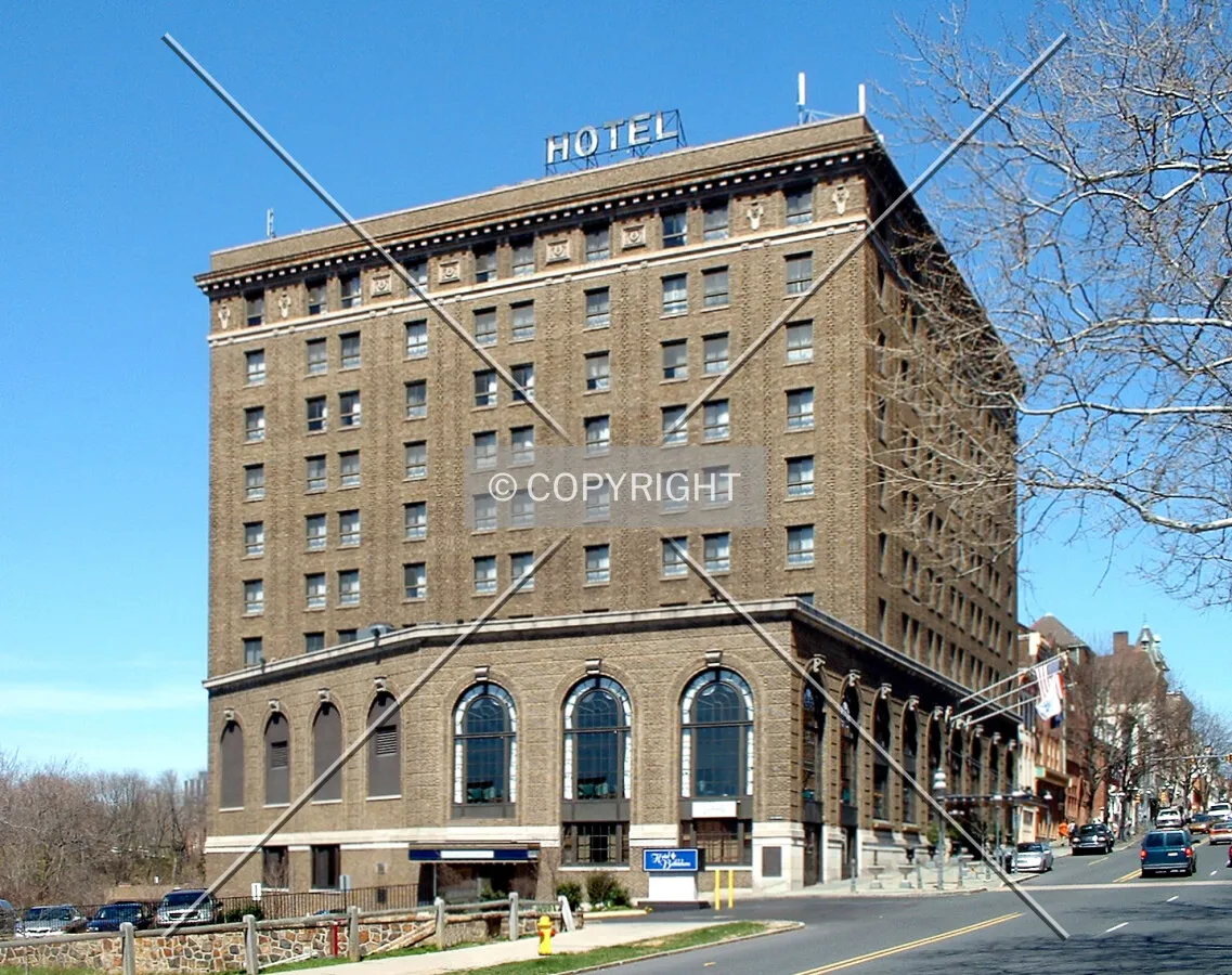 View from the southeast along Main Street