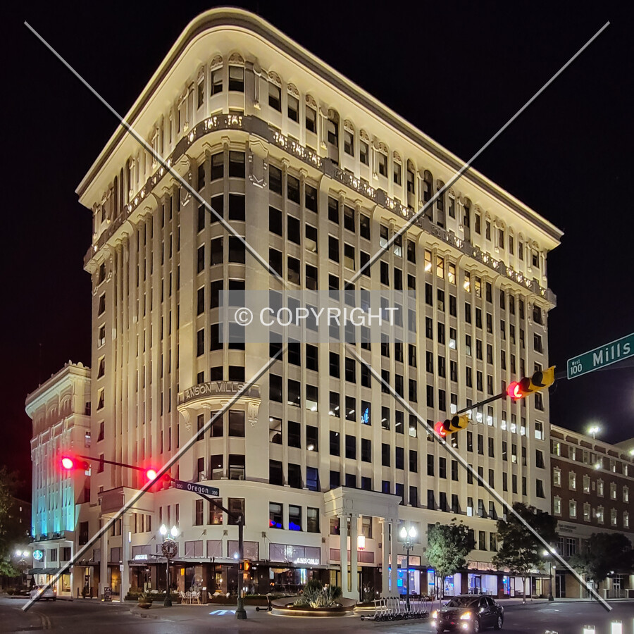 From the east at night; November 15, 2021