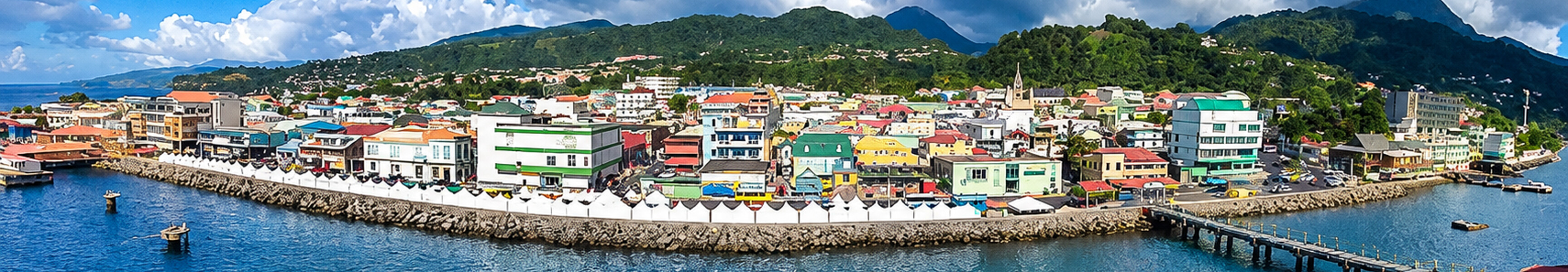 Panorama of Roseau