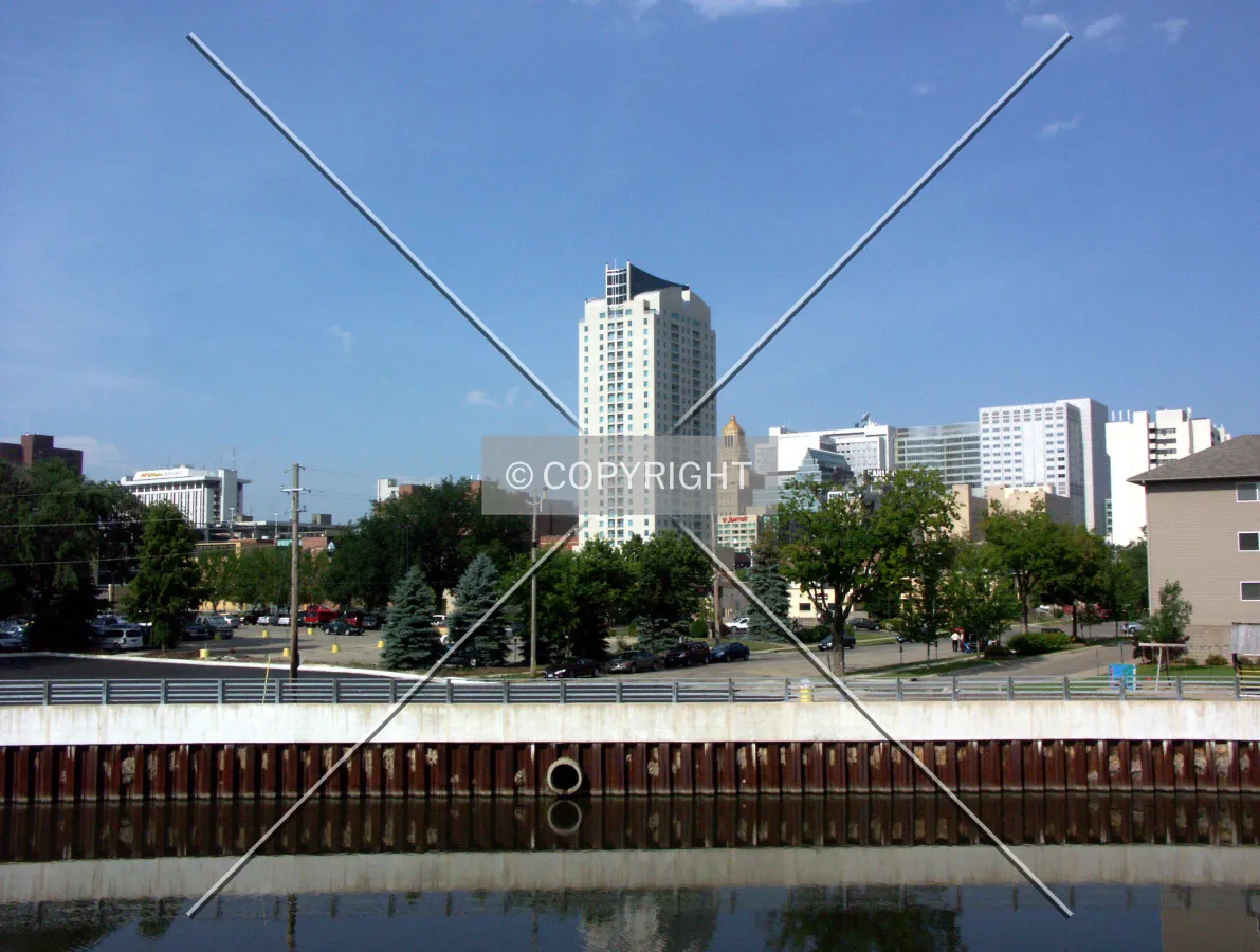 Skyline view from east