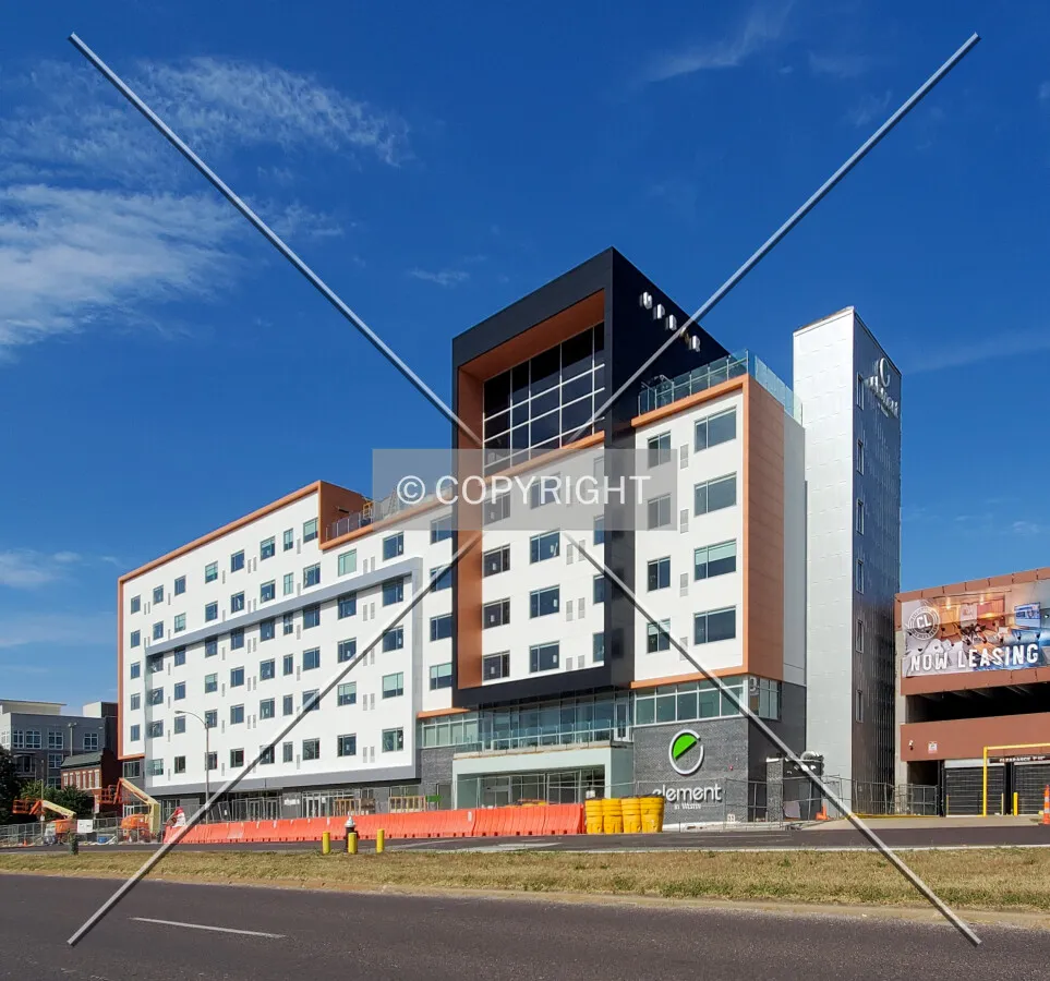 Southeast view during construction; October 17, 2020