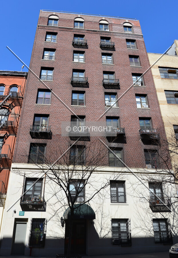 View from the southwest on West 83rd Street