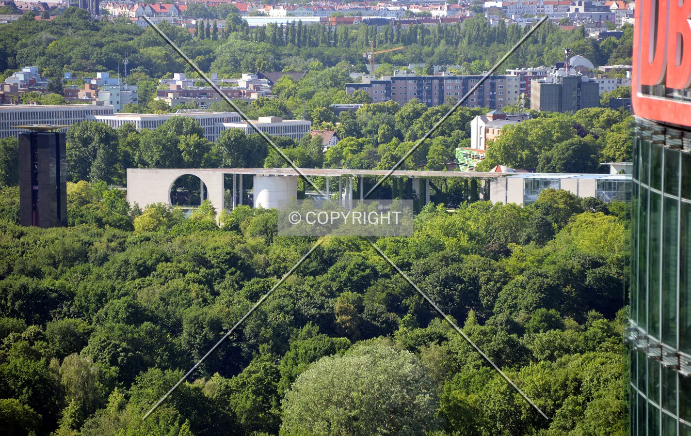 View from the southeast