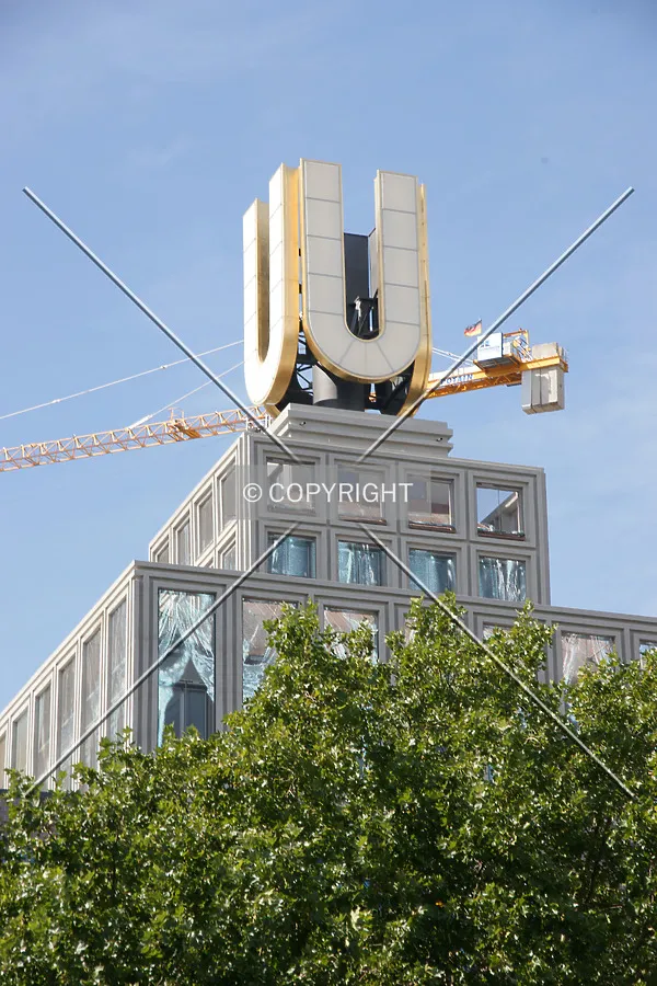 The Dortmunder U tower with the U character