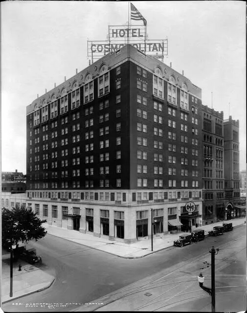 Looking southwest down 18th Street, ca. 1930