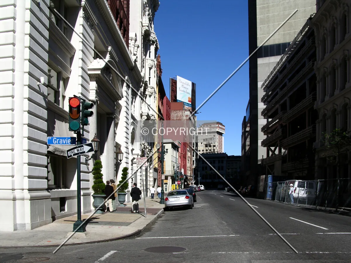 Looking north from Gravier Street