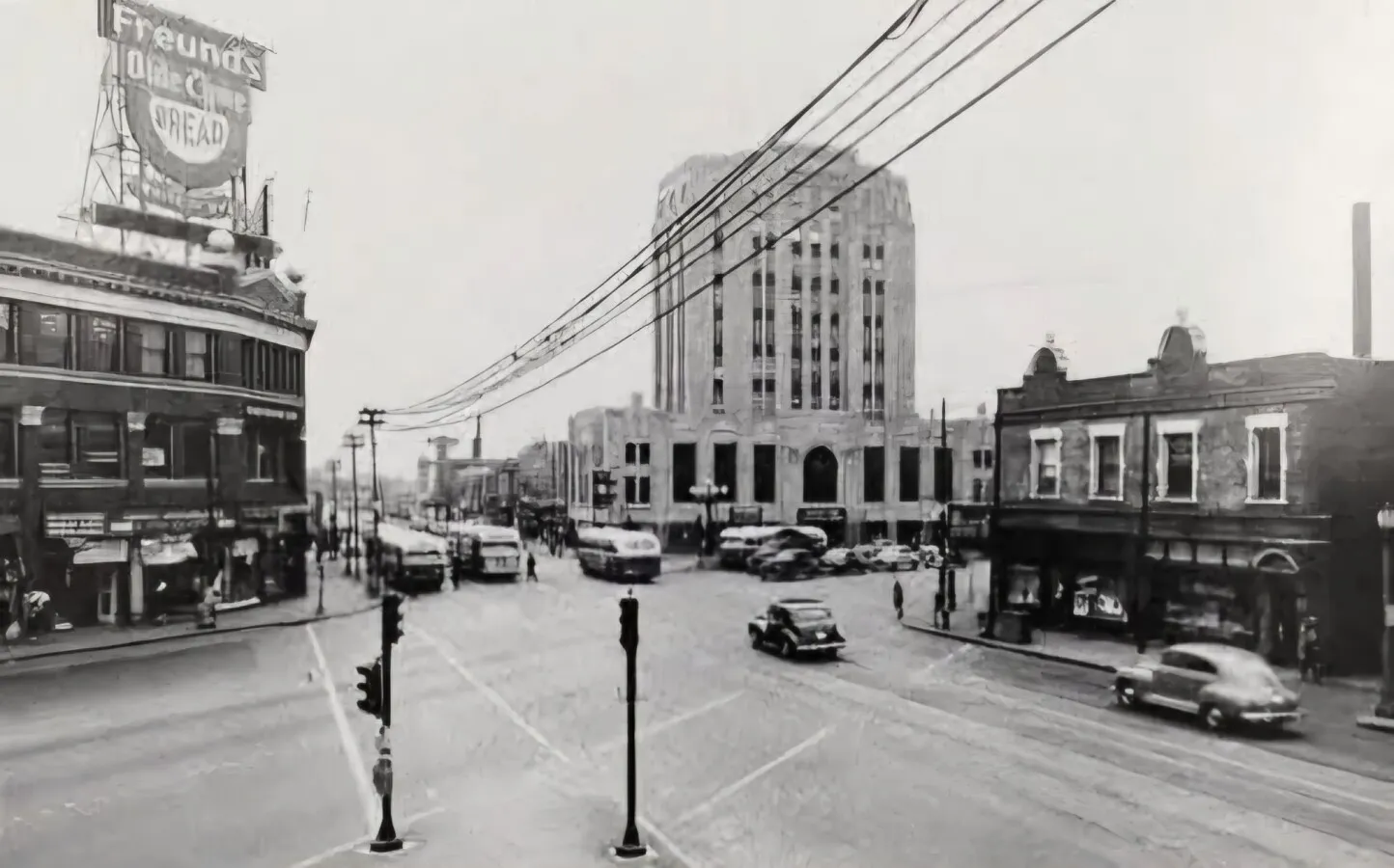 Vintage view from the north; 1947