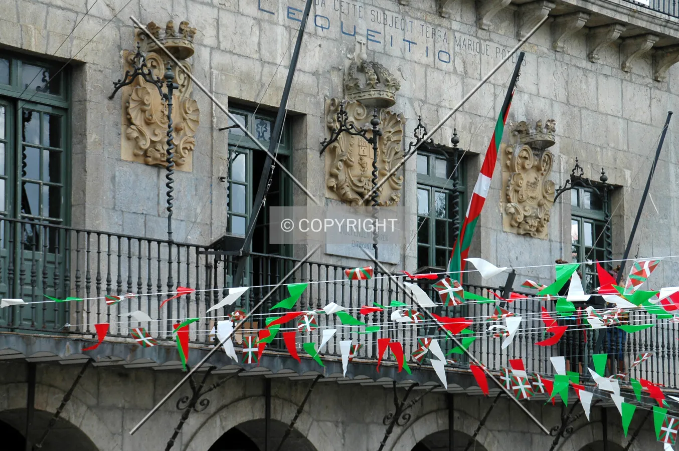 Balcony on the south side