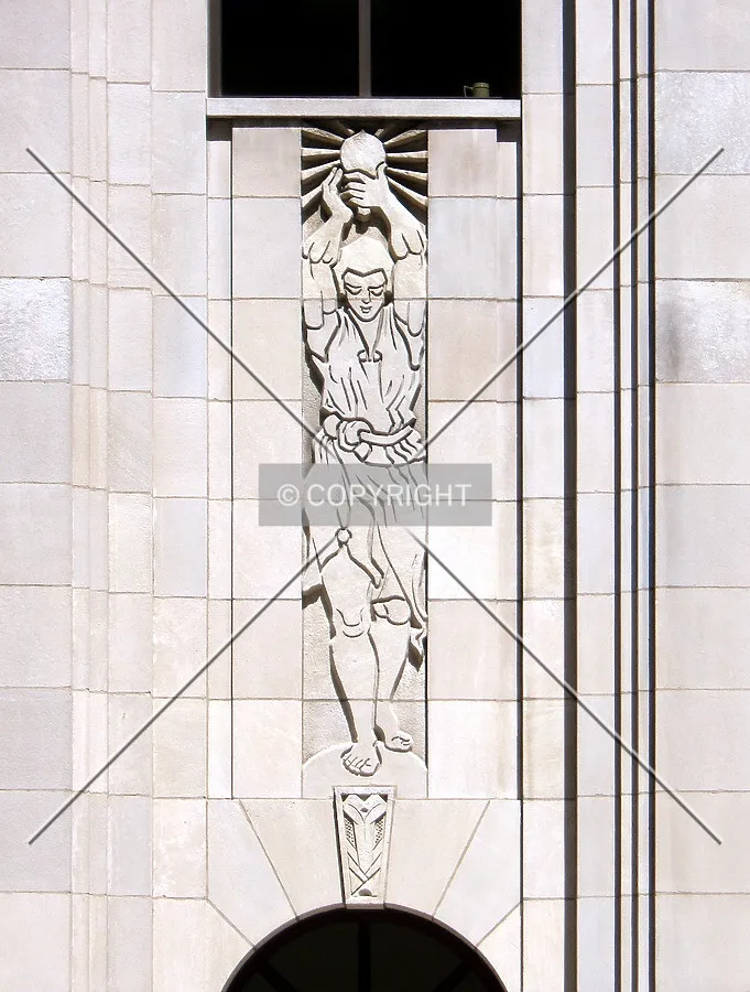 Facade detail on Hamilton Street