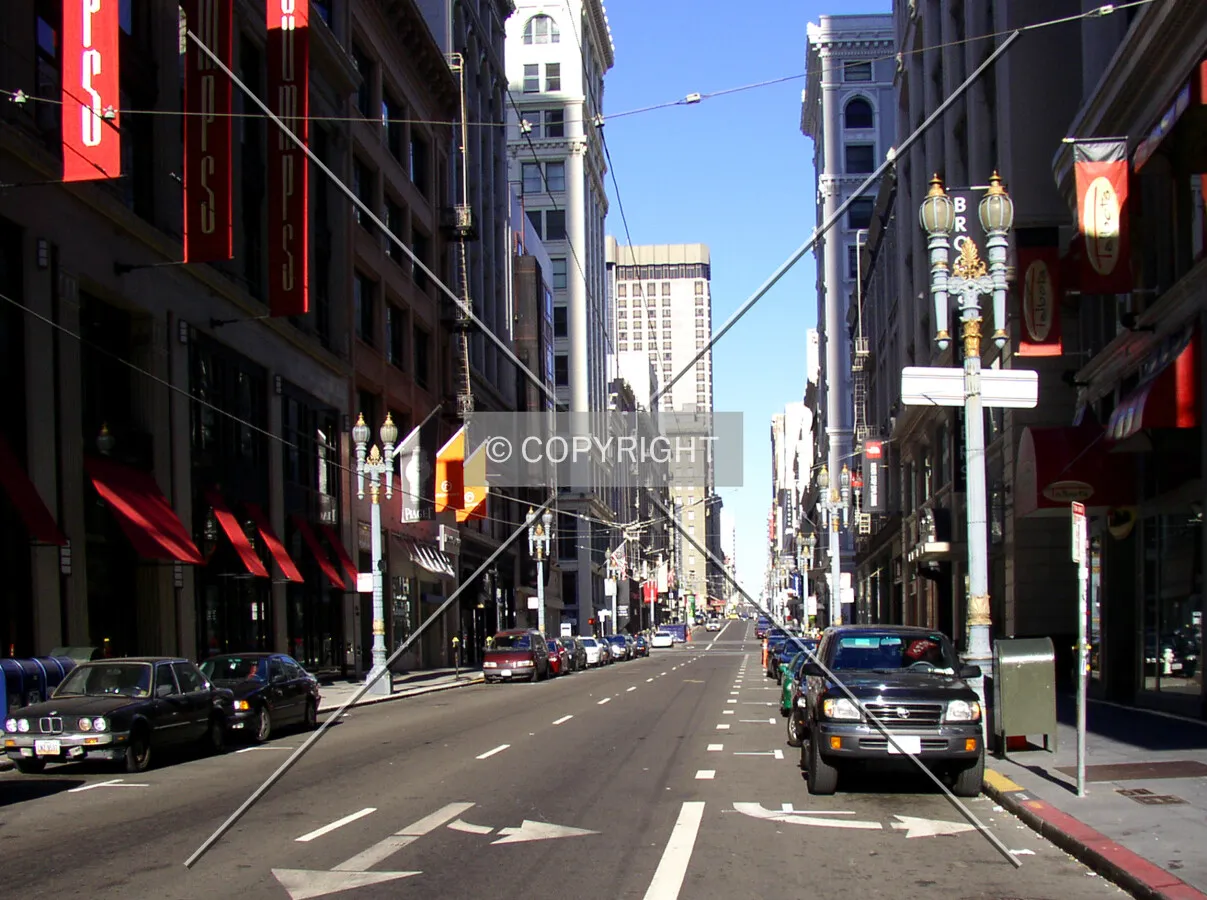 Looking west from Kearny Street