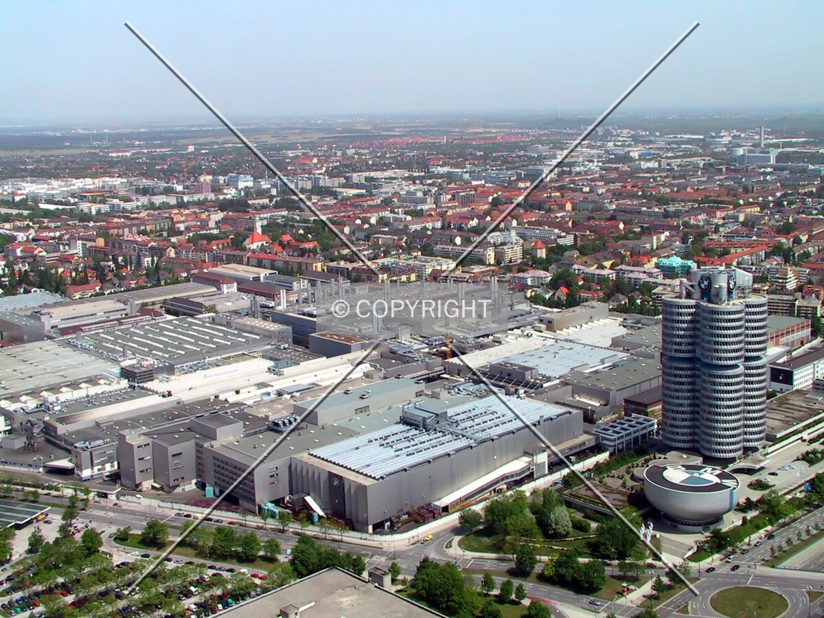 View towards BMW from the observation terrace