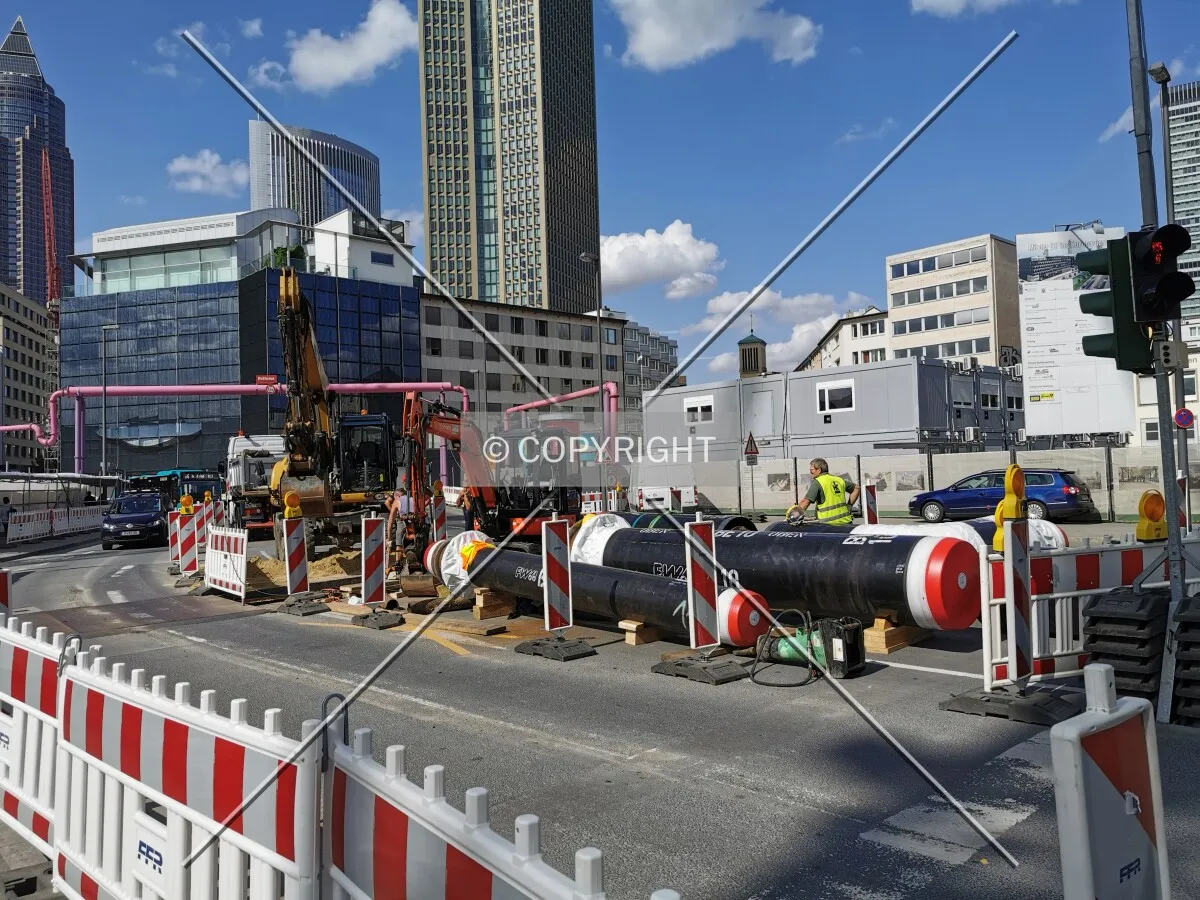 Utilities construction work