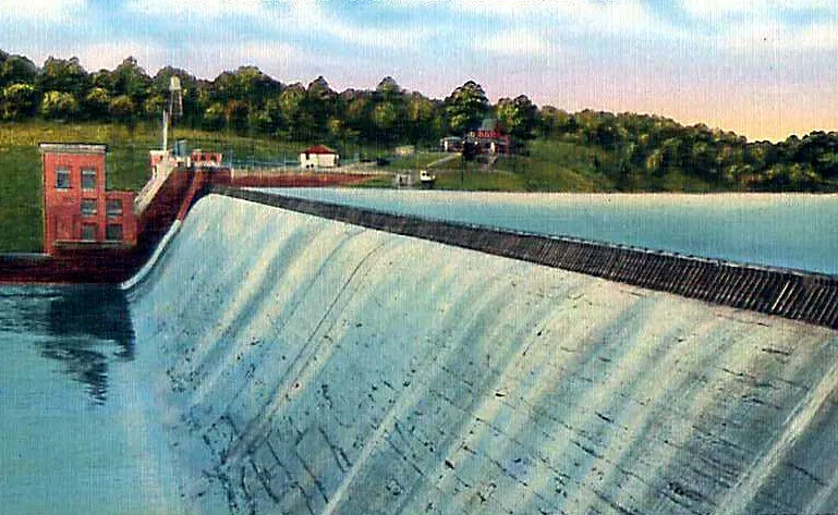 Vintage view from the southeast