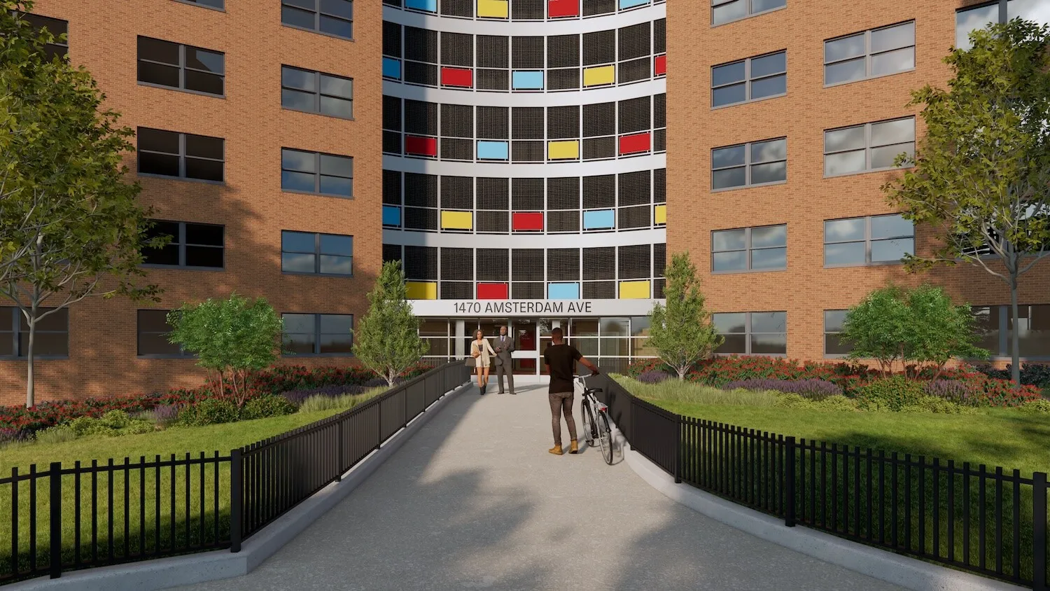 Conceptual rendering of proposed renovations