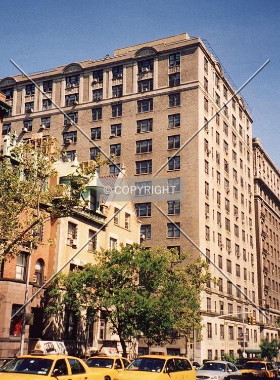 View from south along West End Avenue