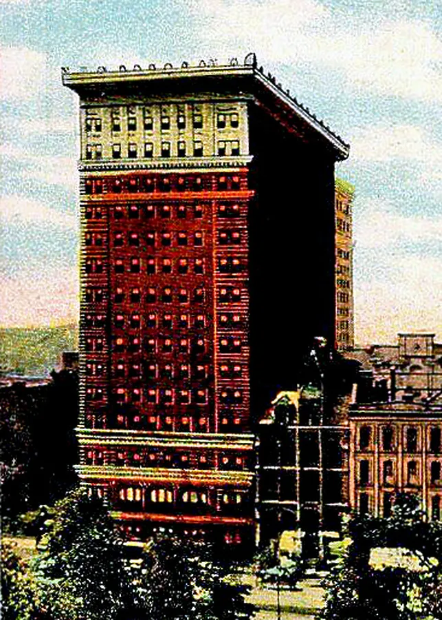 Vintage view from the northwest before addition of the mansard roof