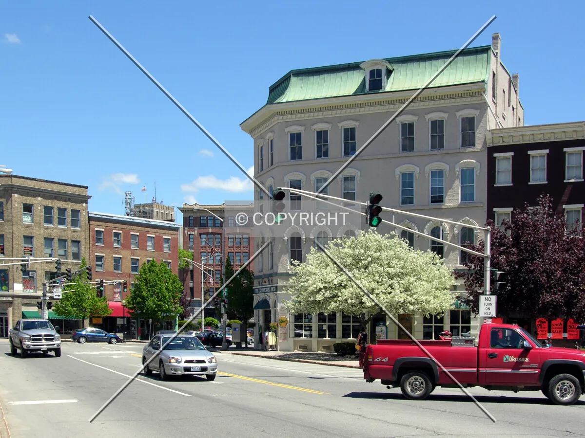 Street scene downtown
