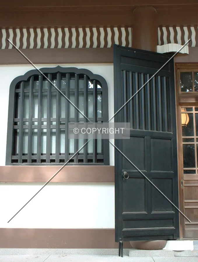 Entrance door detail
