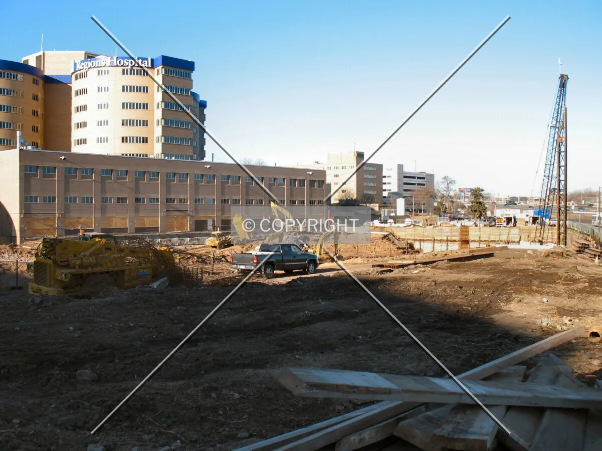 Site overview from East 12th Street
