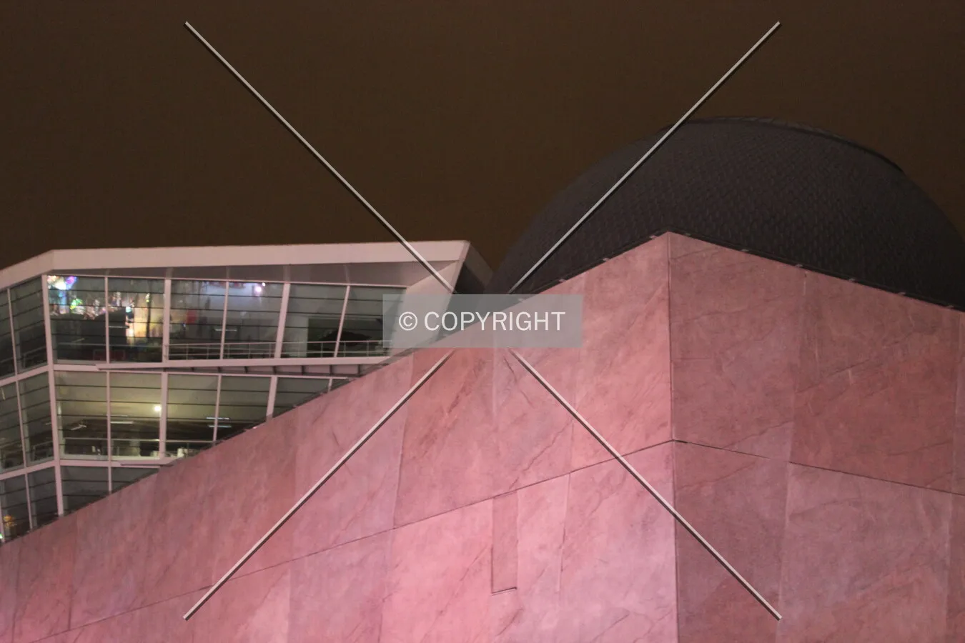 Different materials for facade.
