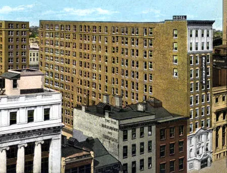 Vintage view from the northeast