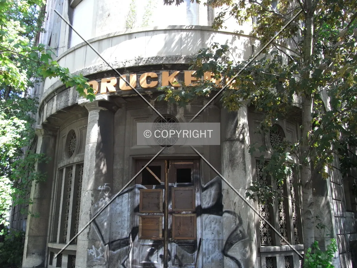 Main entrance of Druckerei Interdruck