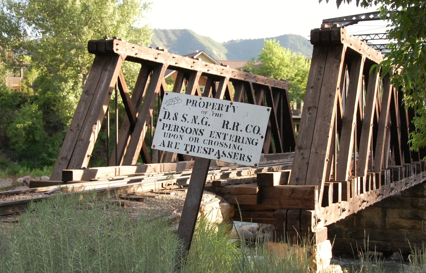 No trespassers