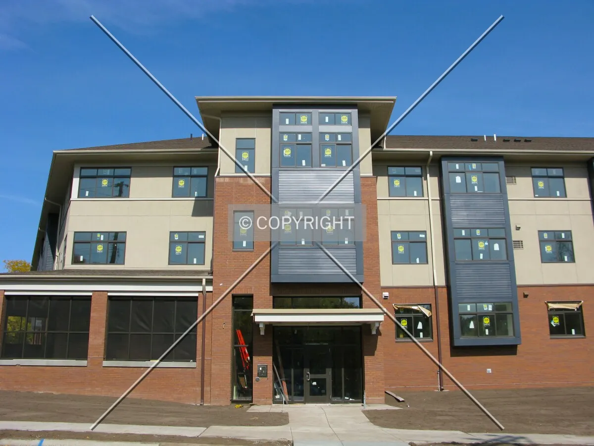Main entrance elevation from East 54th Street