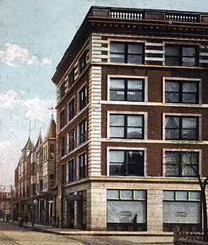 Vintage view from the southwest