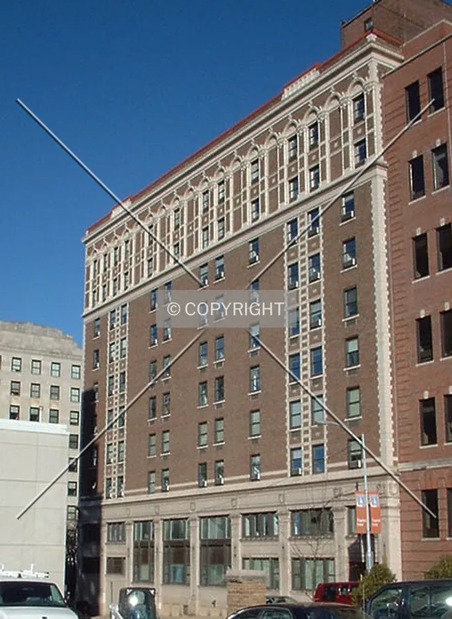 View to the north across South Fairchild Street, before reconstruction