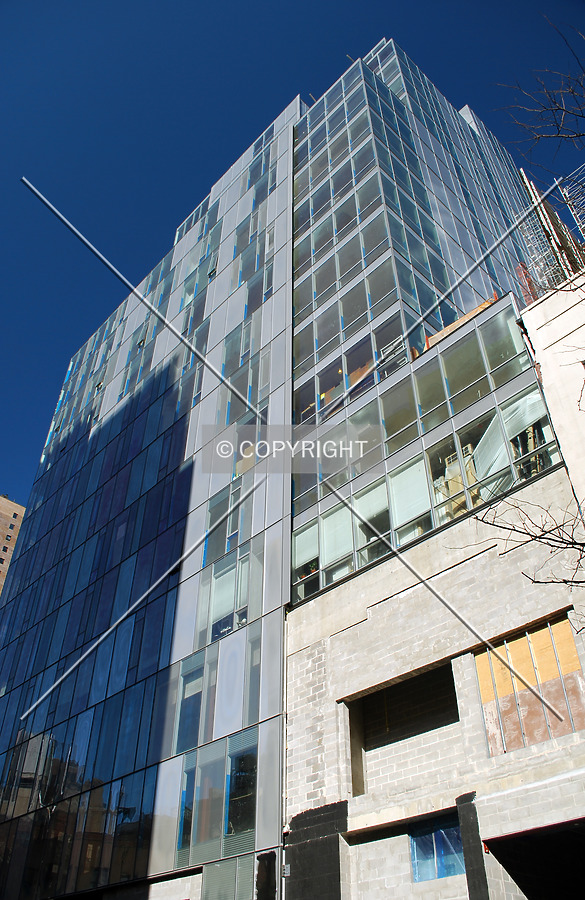 Facade along East 85th Street